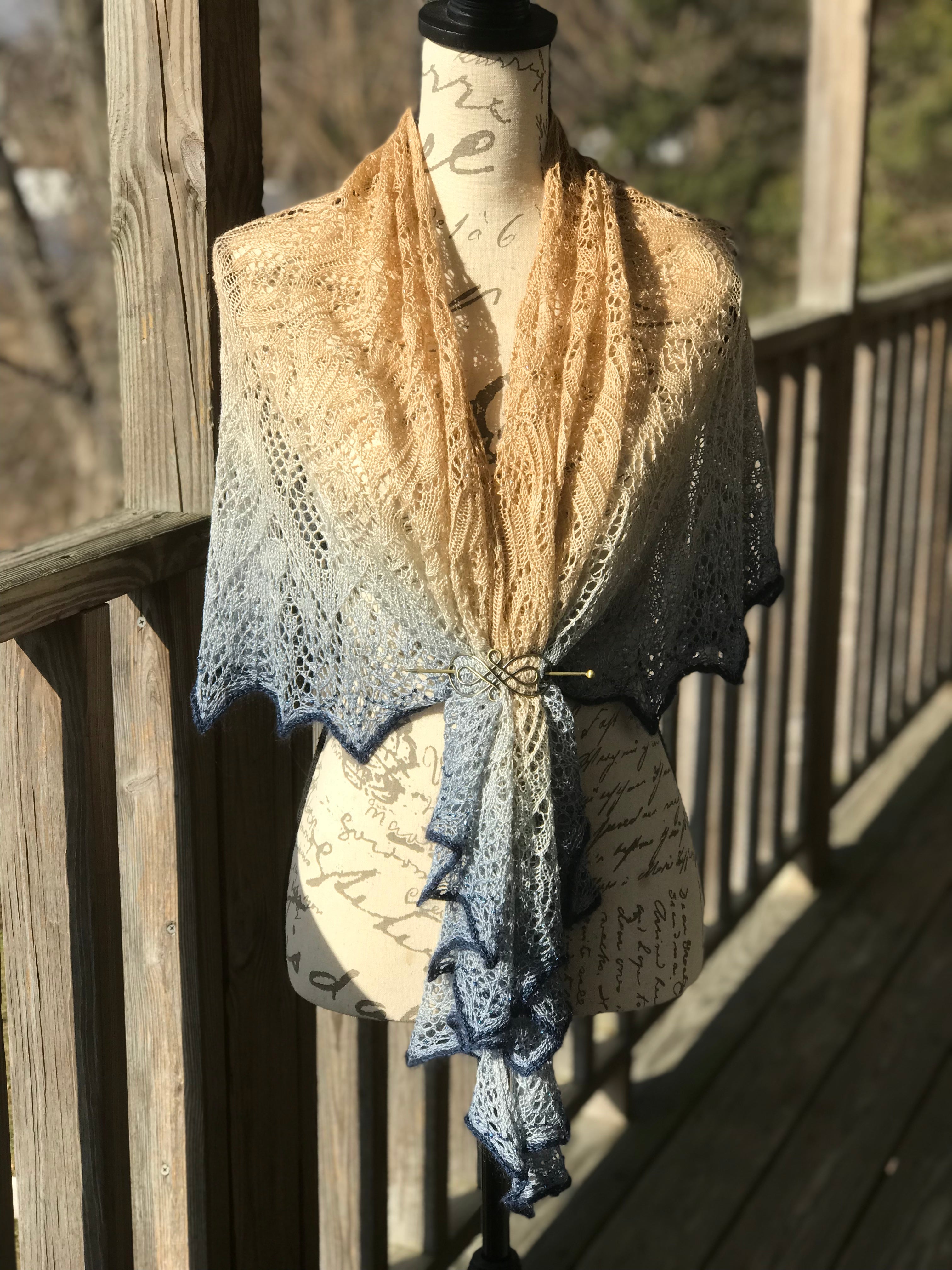 Beach Daydreams Shawl Knitting Pattern