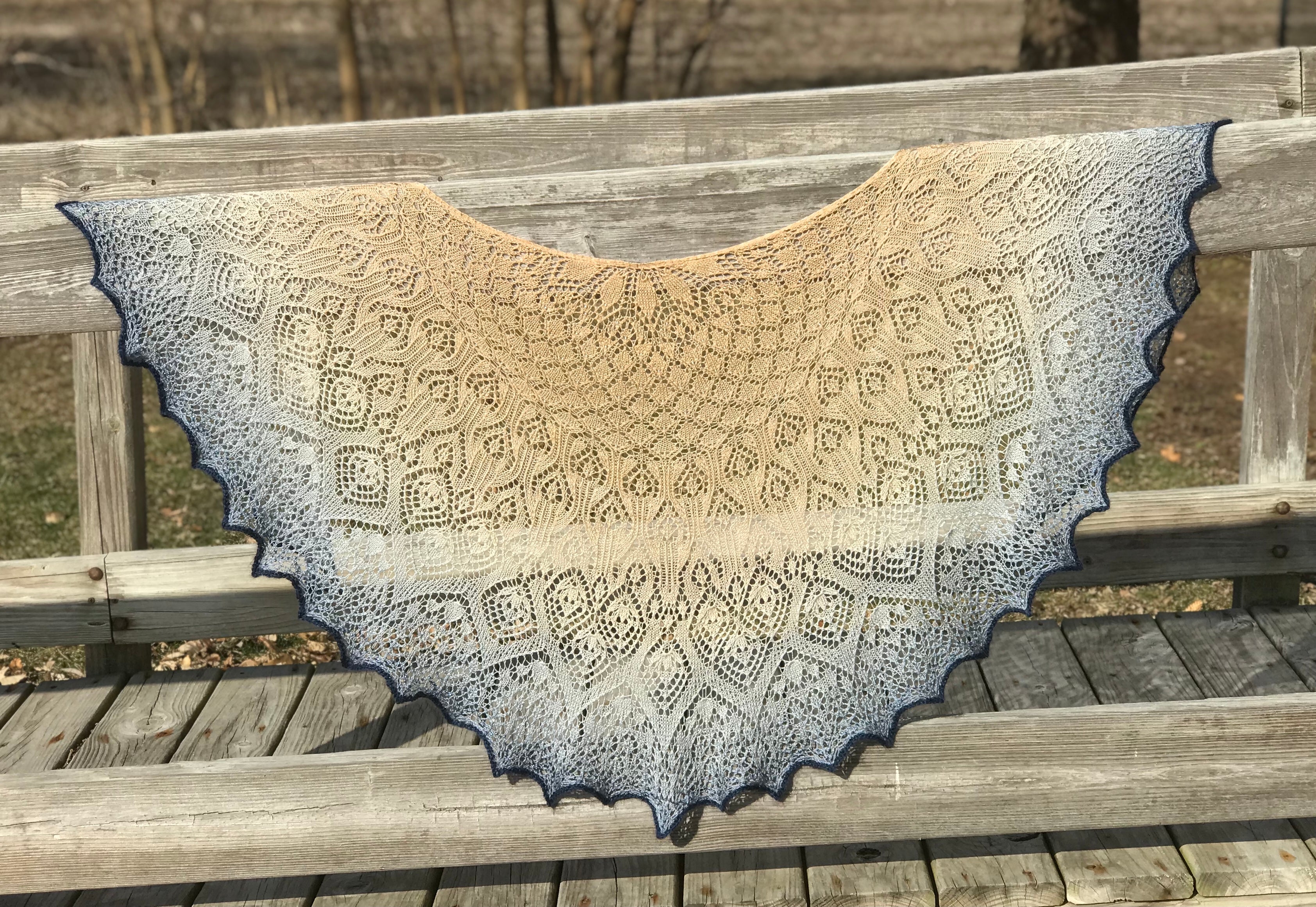 Beach Daydreams Shawl Knitting Pattern